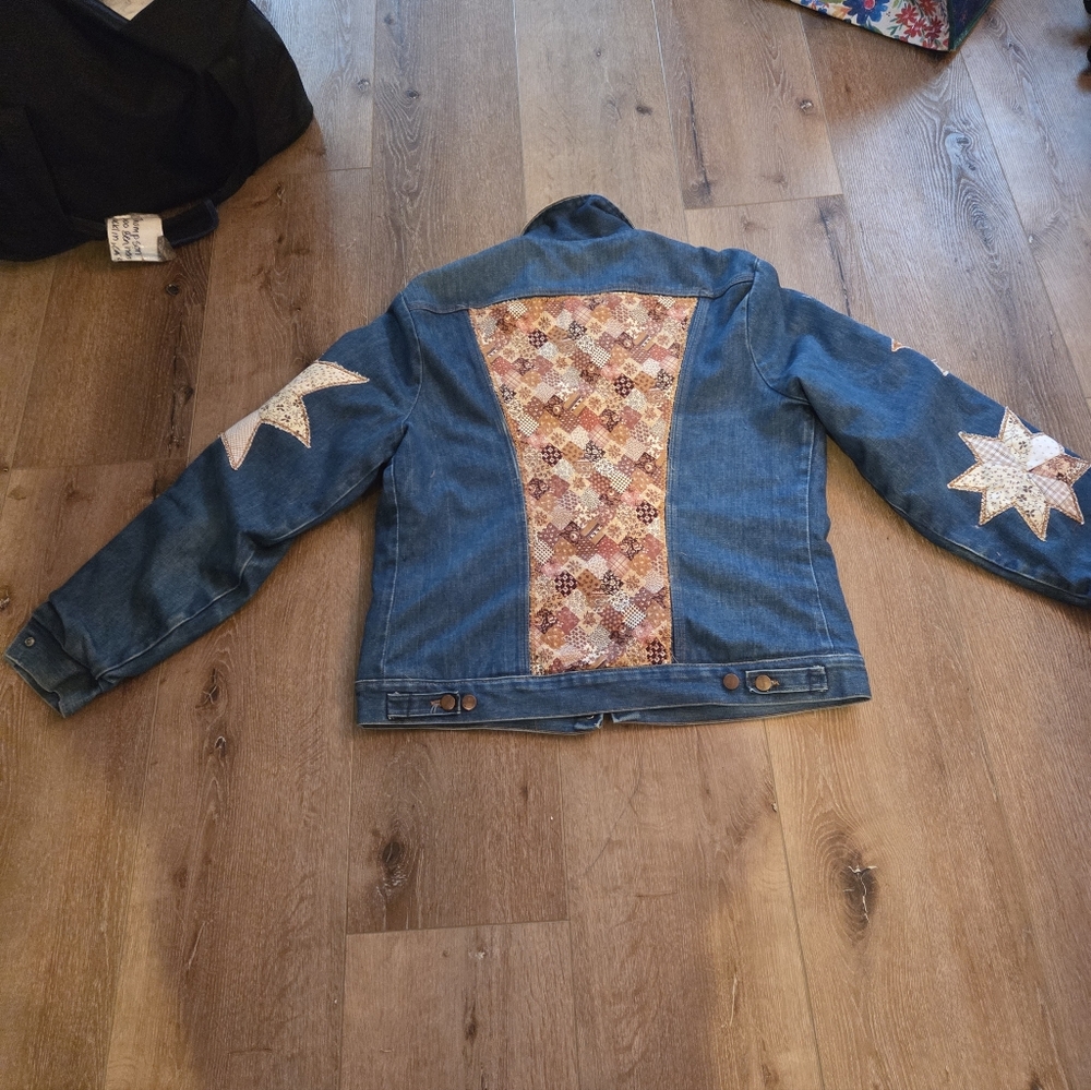 Vintage Wrangler Upcycled Custom Patchwork Denim … - image 6